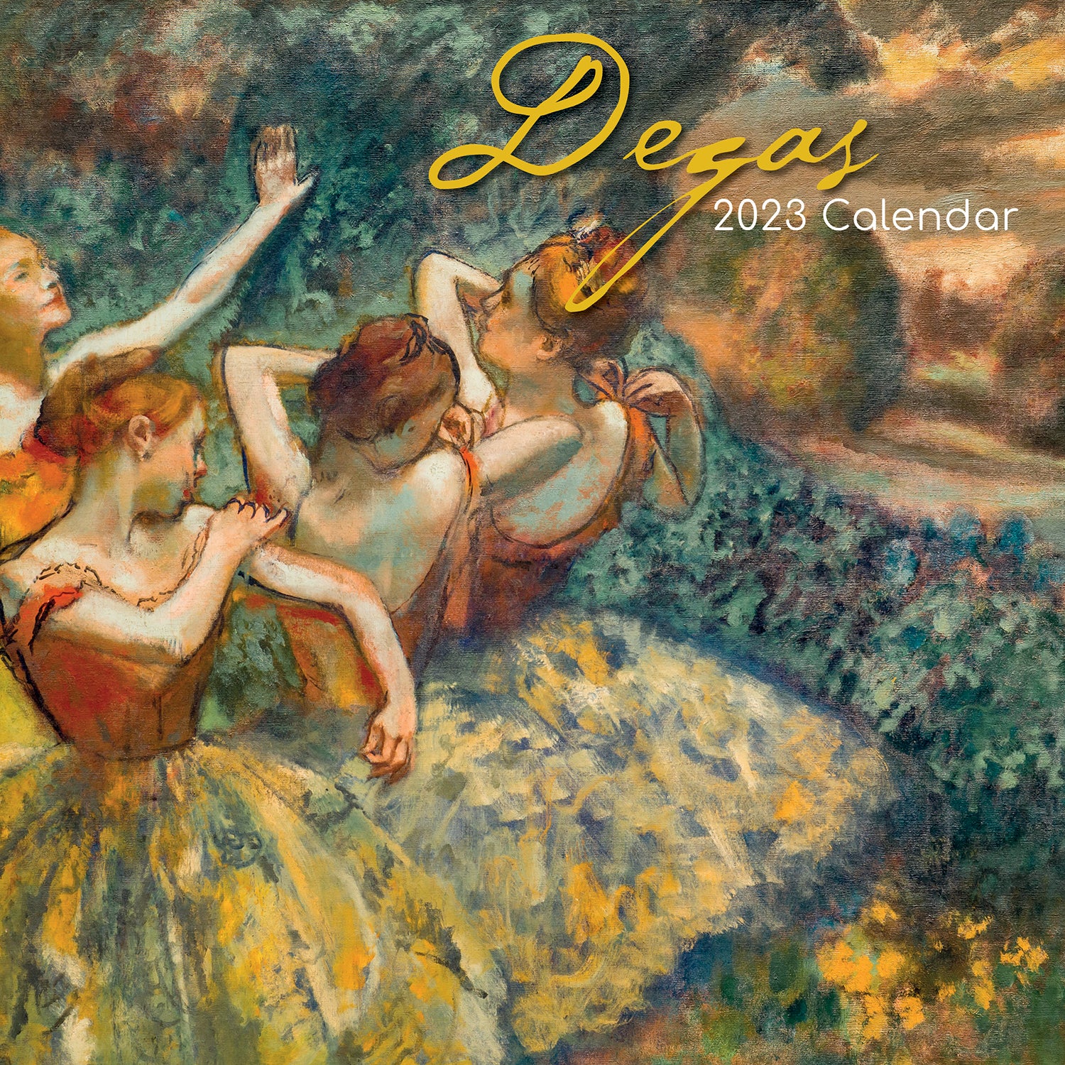 Degas - 2023 Square Wall Calendar 16 Months Arts Planner Christmas New Year Gift - Zmart Australia