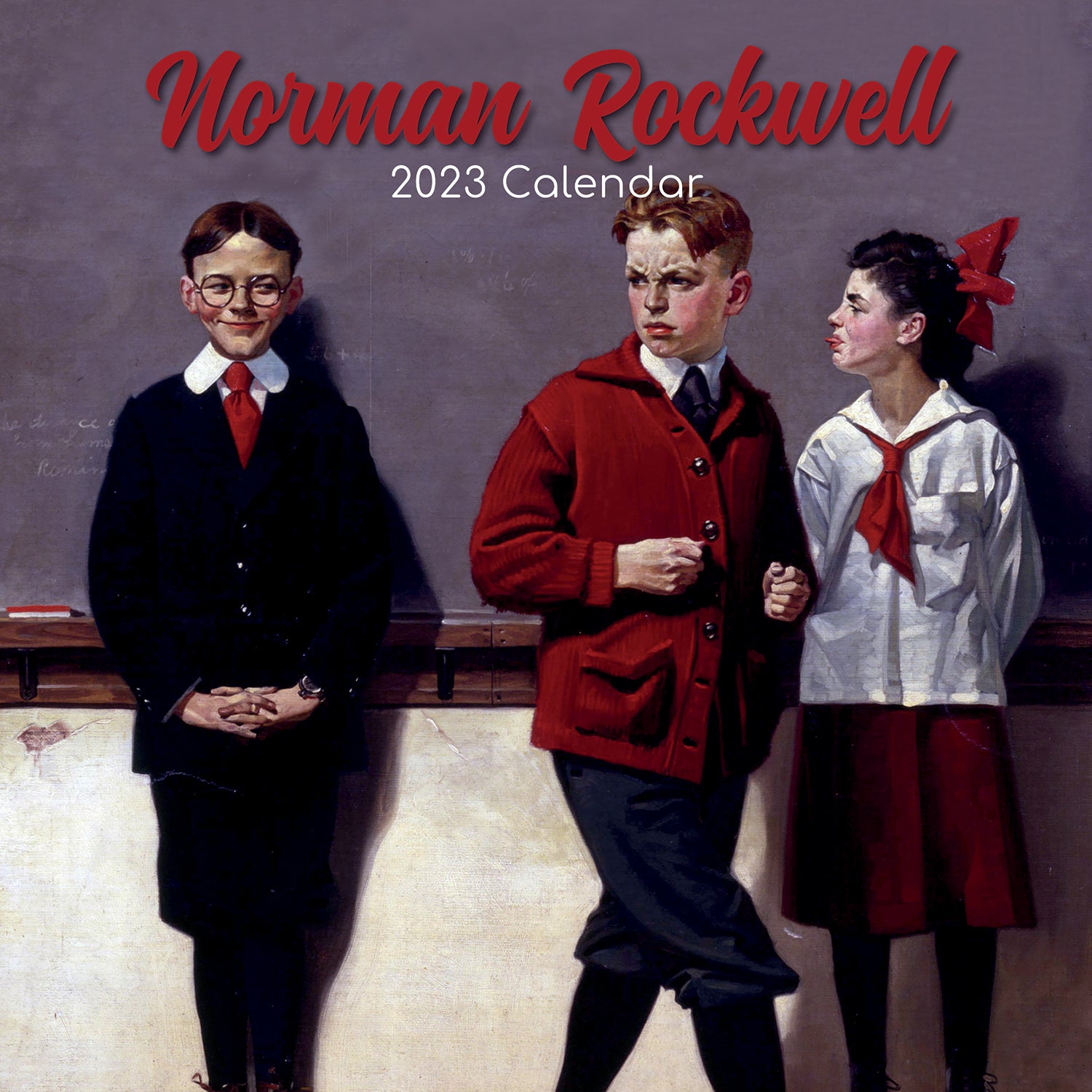 Norman Rockwell - 2023 Square Wall Calendar 16 Months Arts Planner New Year Gift - Zmart Australia