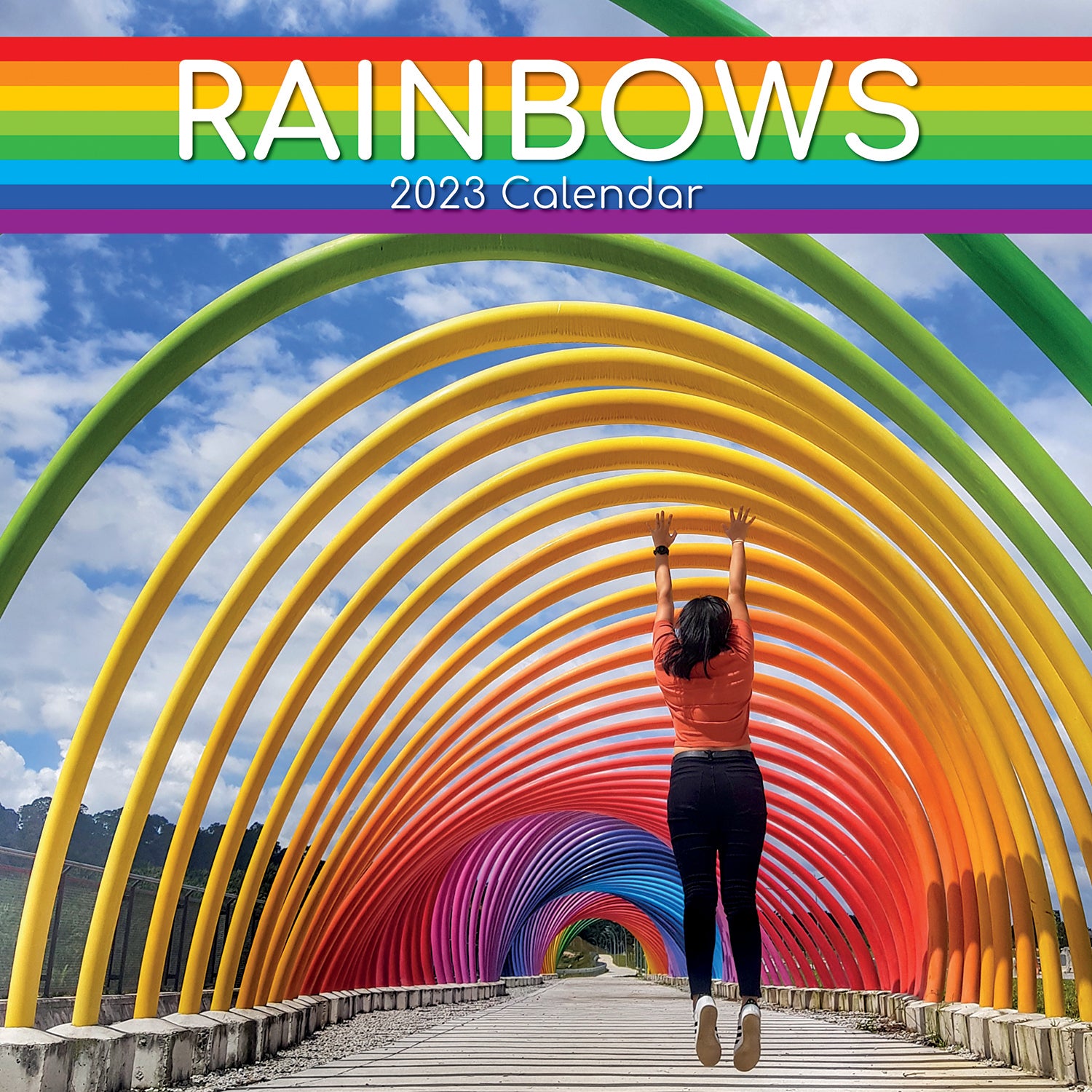 Rainbows 2023 Square Wall Calendar 16 Month Arts Planner Christmas New Year Gift - Zmart Australia
