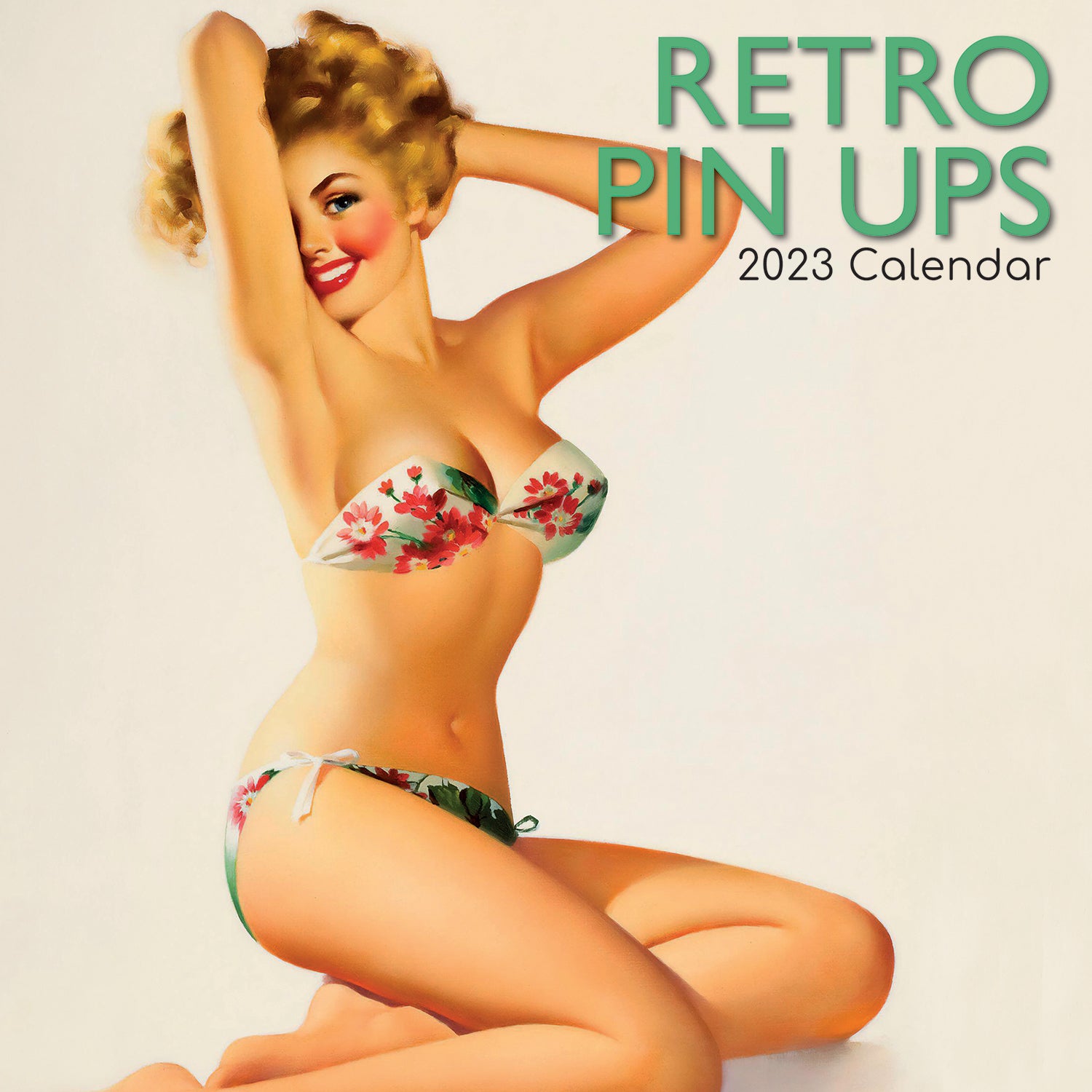 Retro Pin Ups - 2023 Square Wall Calendar 16 Months Arts Planner New Year Gift - Zmart Australia