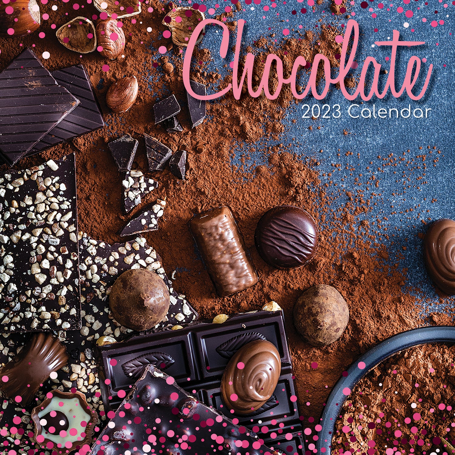 Chocolate - 2023 Square Wall Calendar 16 Months Food Planner Xmas New Year Gift - Zmart Australia