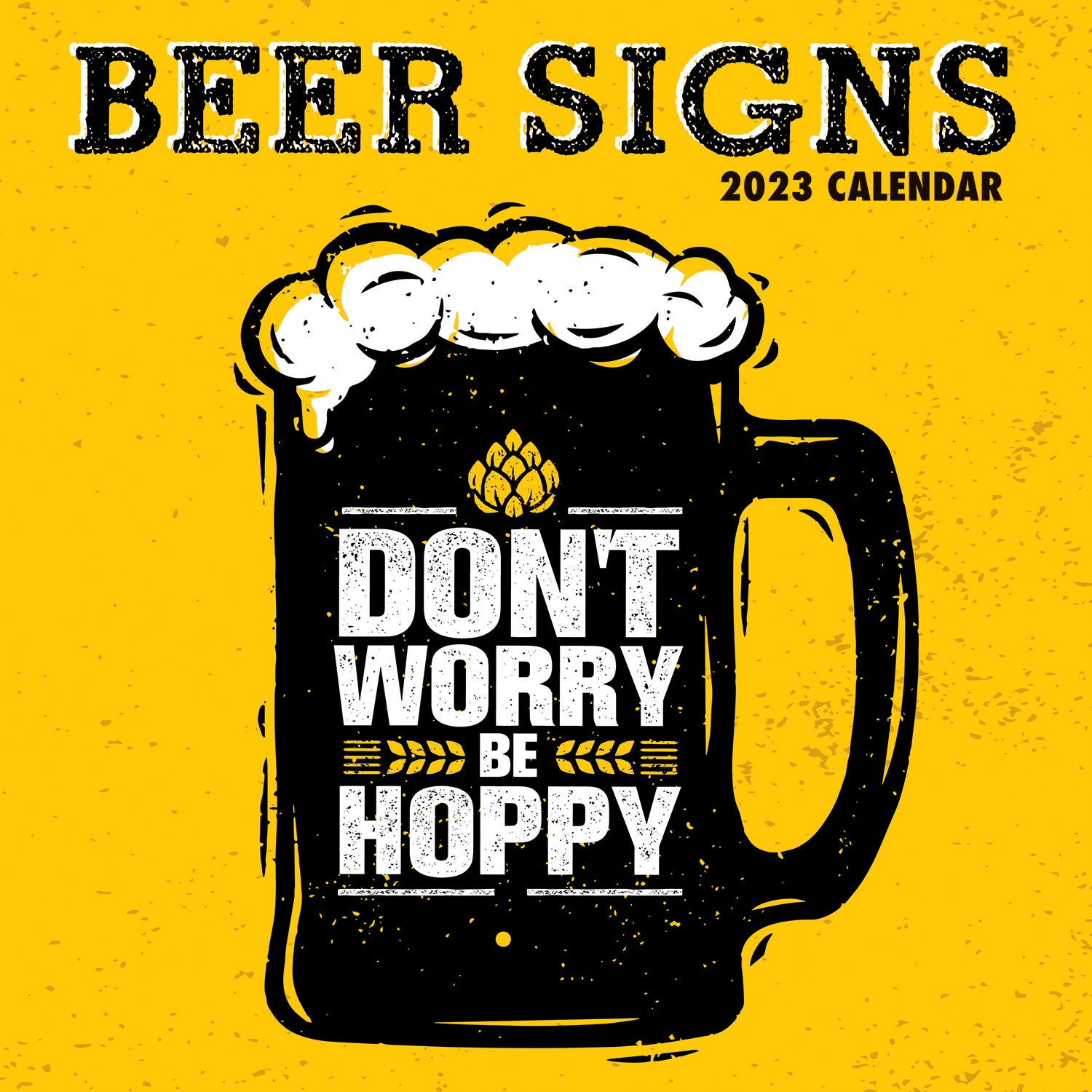 Beer Signs - 2023 Square Wall Calendar 16 Months Planner Christmas New Year Gift - Zmart Australia