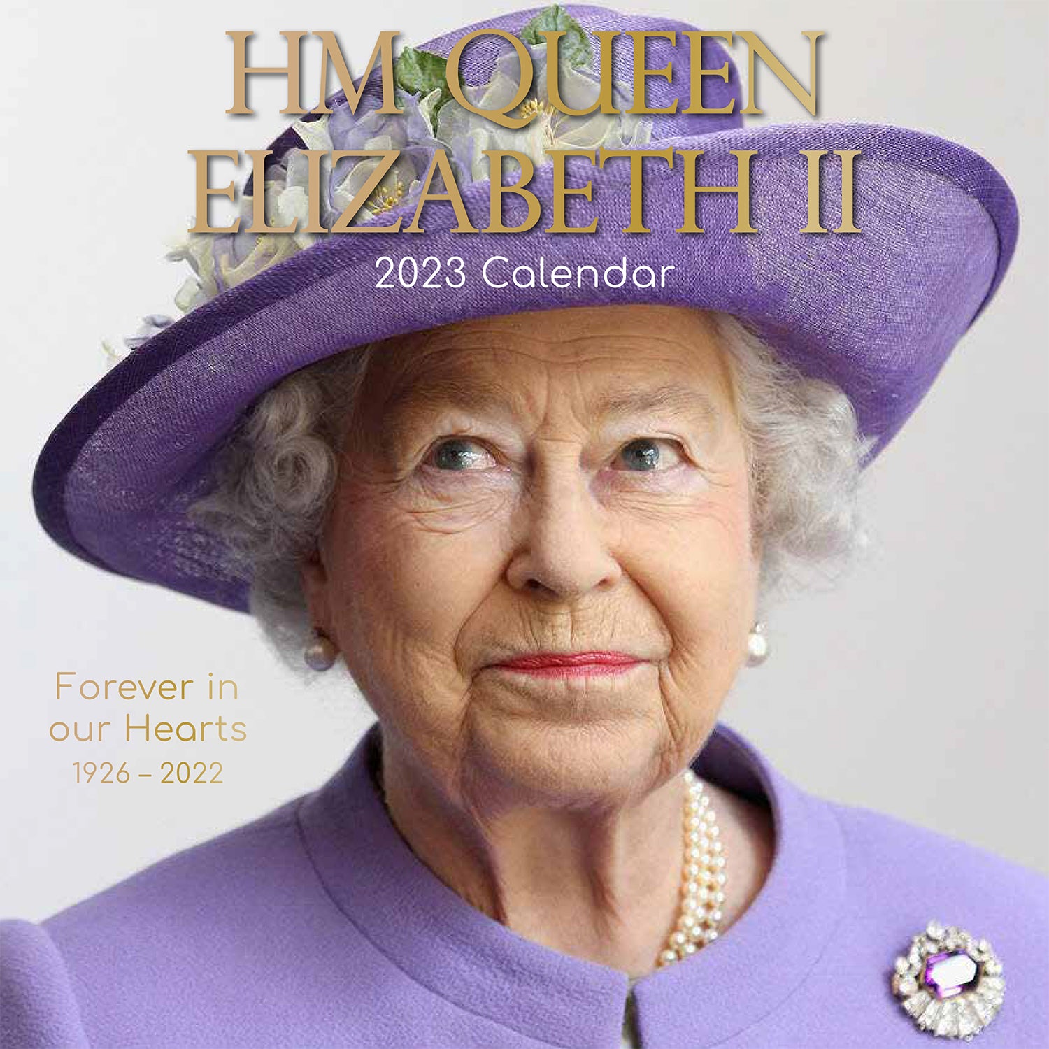 HM Queen Elizabeth II 2023 Square Wall Calendar 16 Months Planner New