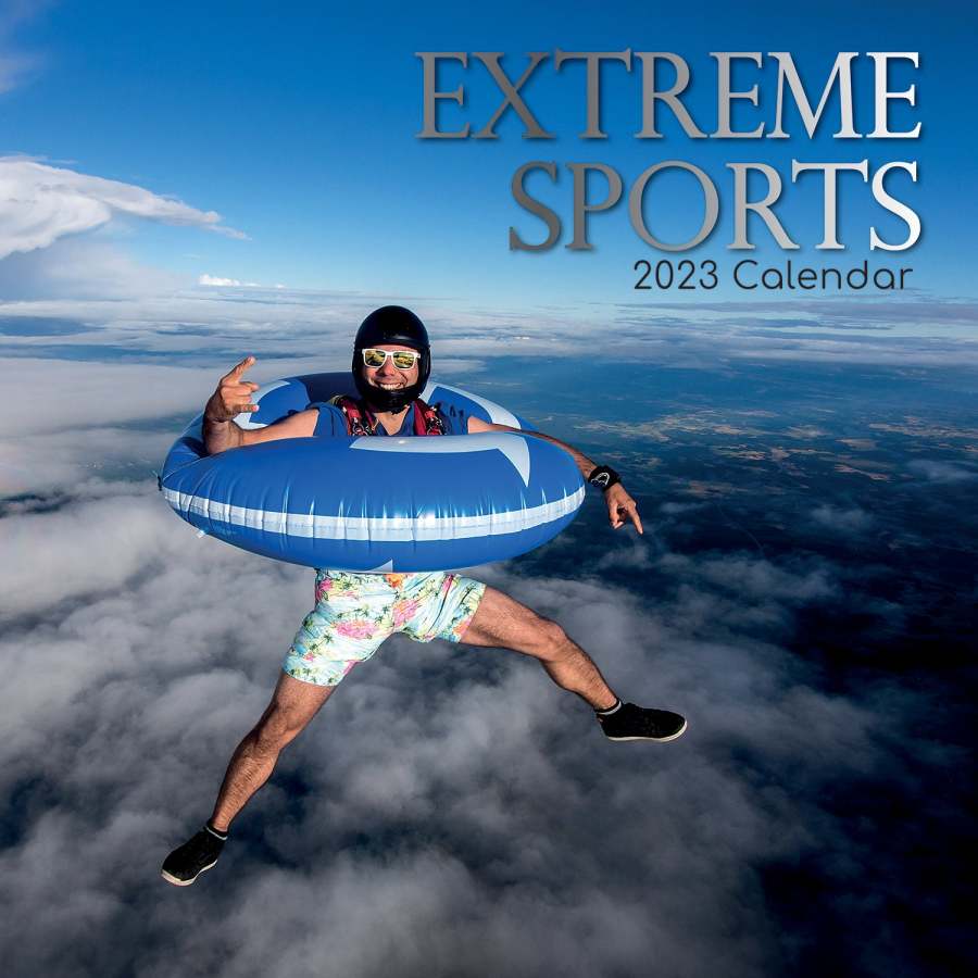 Extreme Sport 2023 Square Wall Calendar 16 Month Lifestyle Planner New
