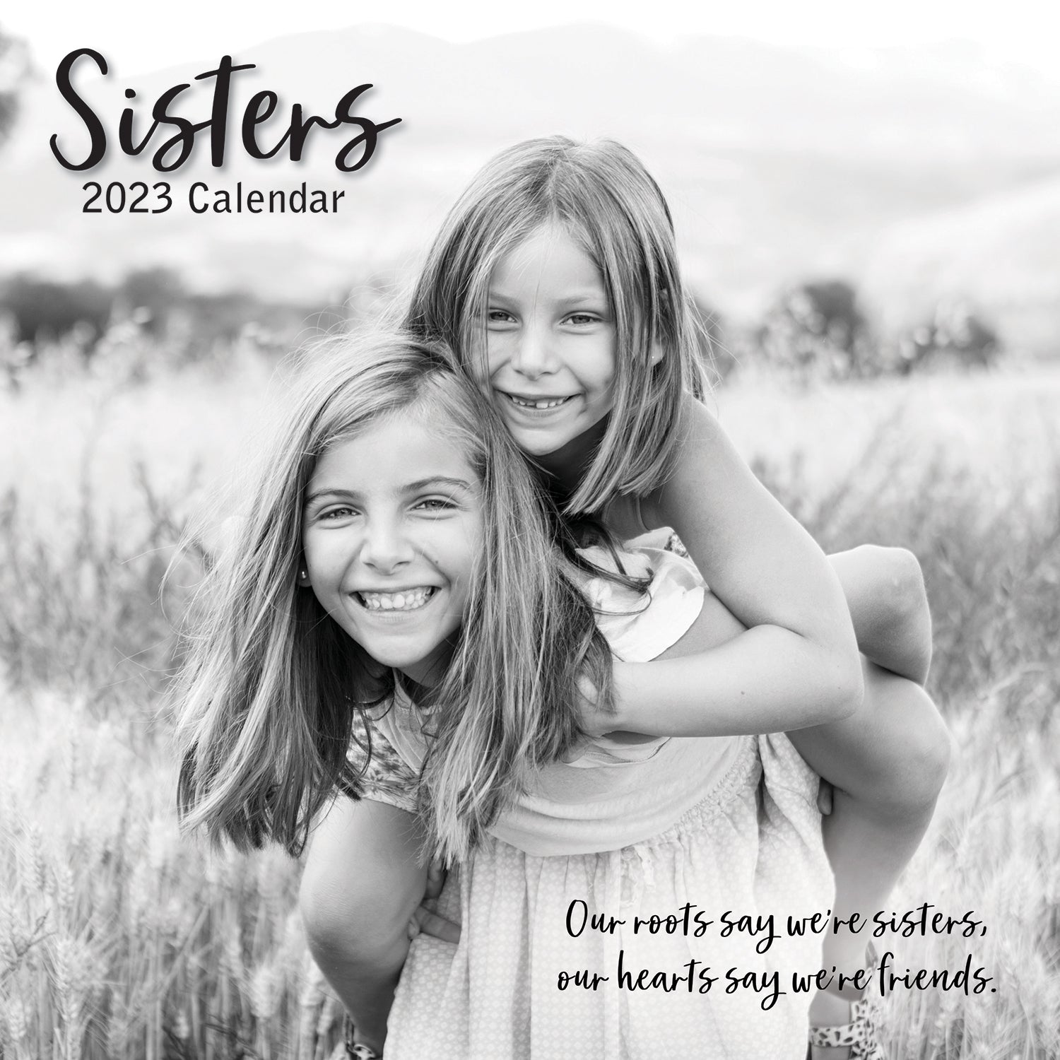 Sisters 2023 Square Wall Calendar 16 Months Lifestyle Planner New