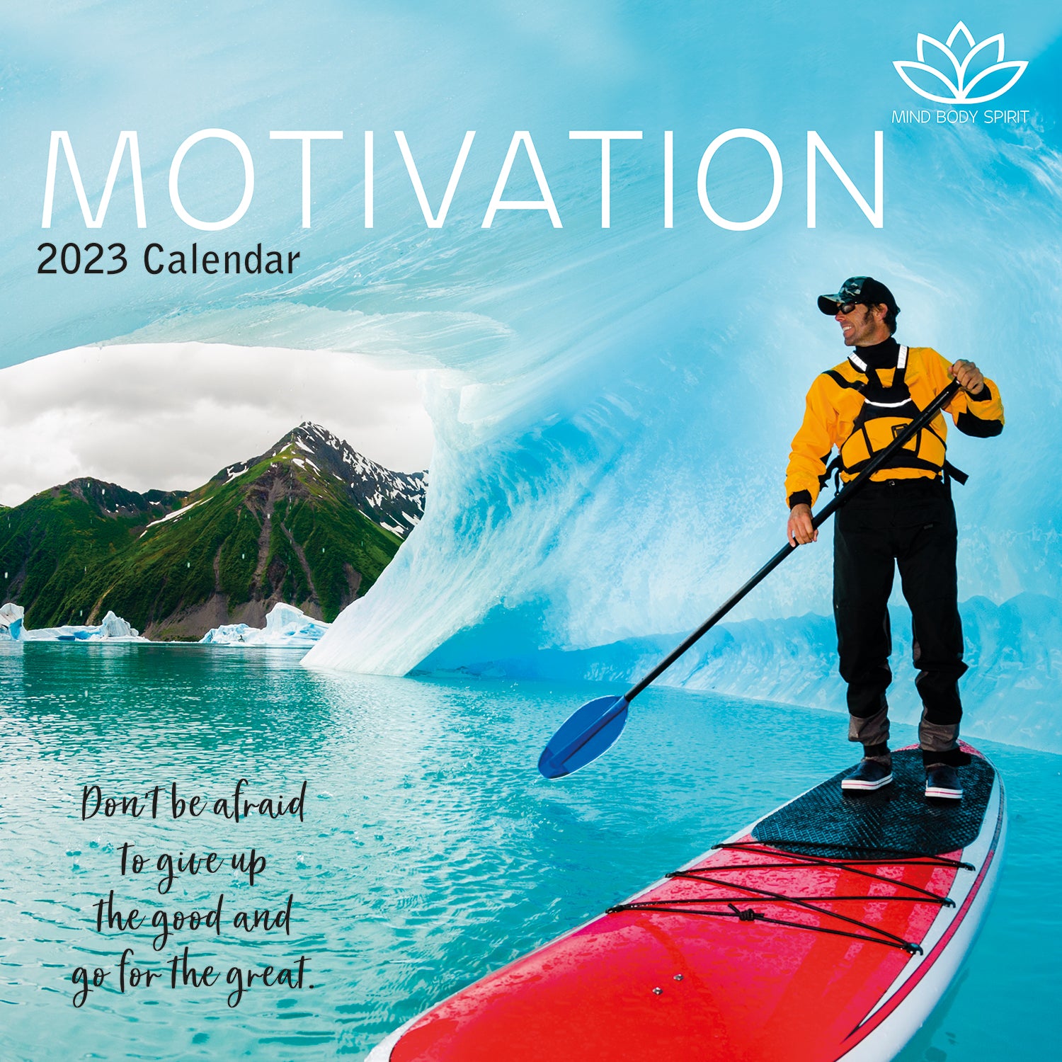 Motivation - 2023 Square Wall Calendar 16 Months Planner Christmas New Year Gift - Zmart Australia