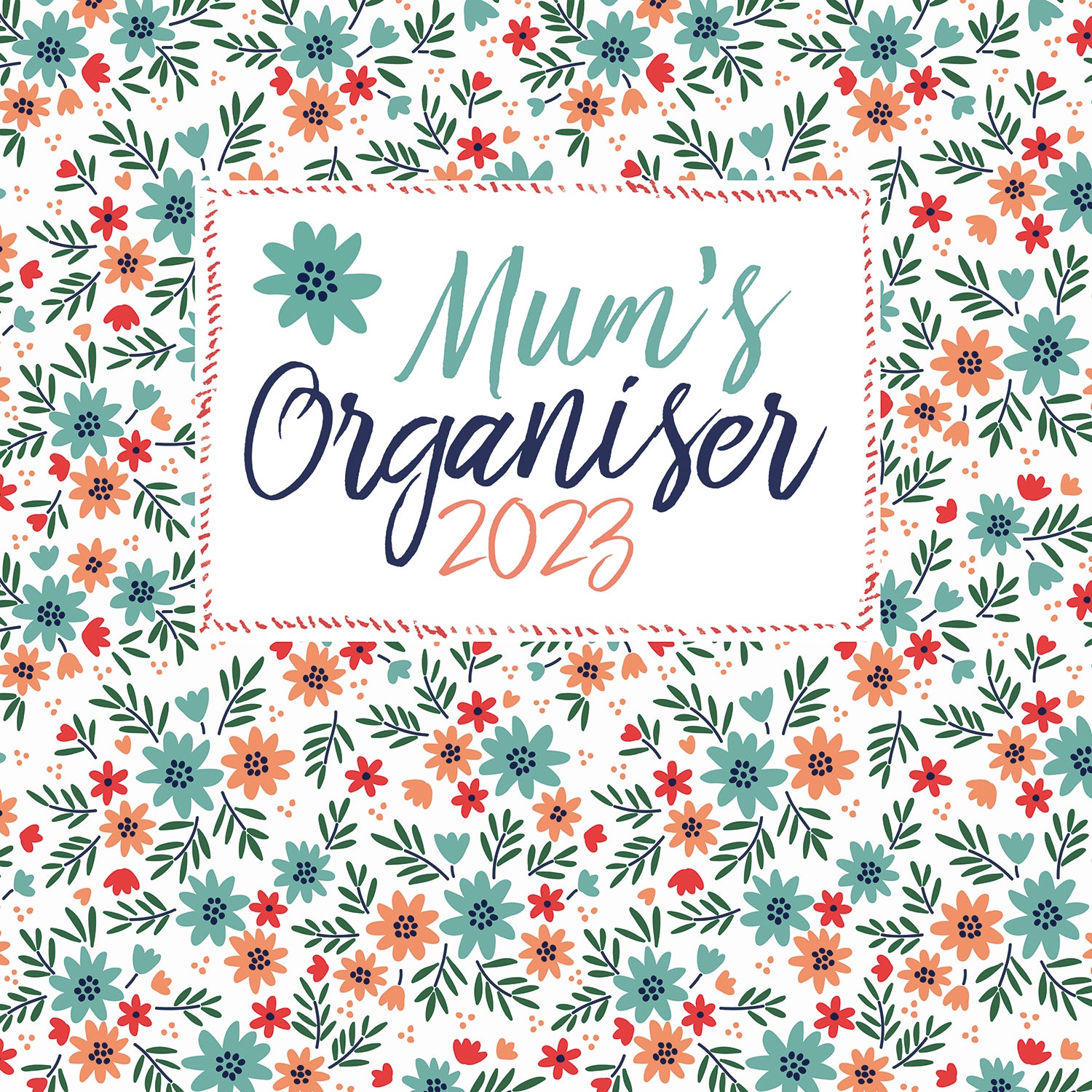 Mum's Organiser - 2023 Square Wall Calendar 16 Months Planner Xmas New Year Gift - Zmart Australia
