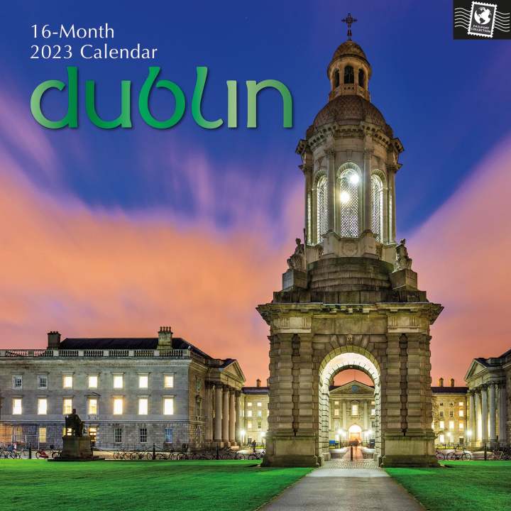 Dublin 2023 Square Wall Calendar 16Month Premium Planner Christmas New