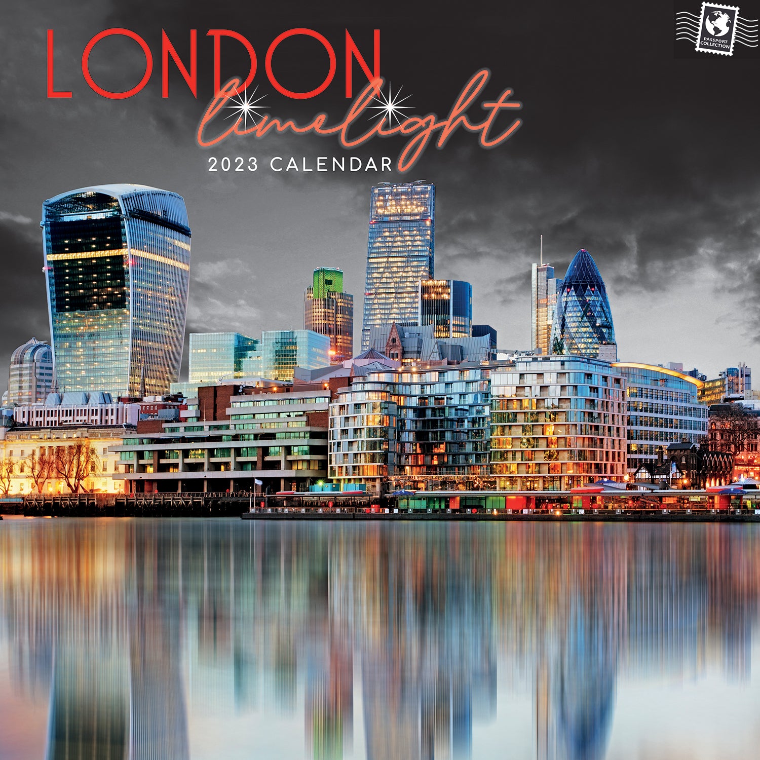 London Limelight - 2023 Square Wall Calendar 16 Months Planner New Year Gift - Zmart Australia