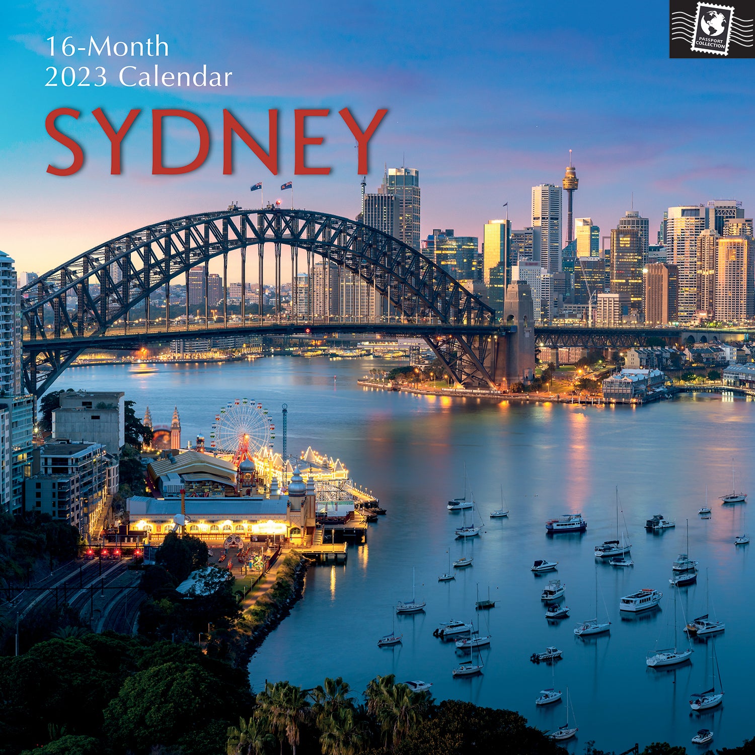 Sydney 2023 Square Wall Calendar 16Month Premium Planner Christmas New Year Gift - Zmart Australia