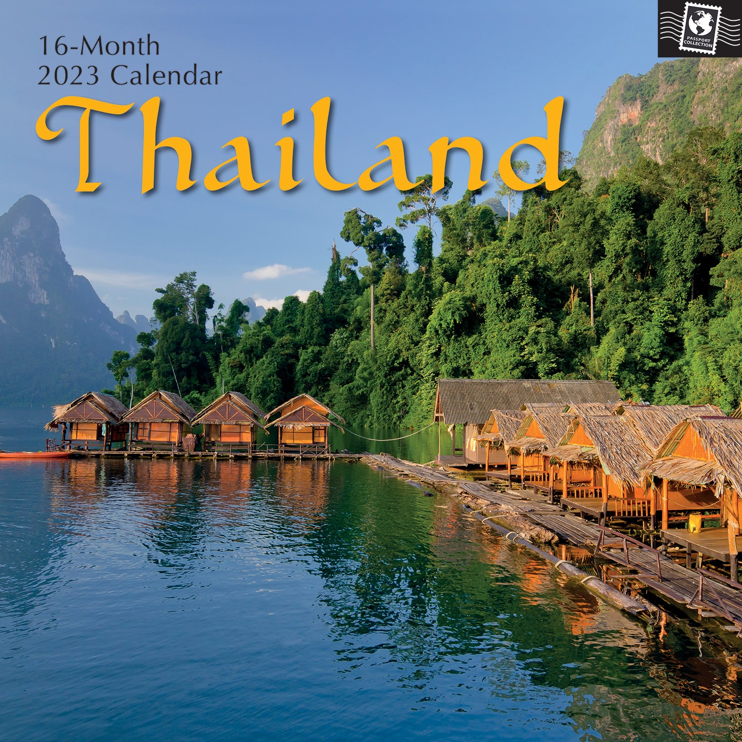 Thailand - 2023 Square Wall Calendar 16 Month Premium Planner Xmas New Year Gift - Zmart Australia