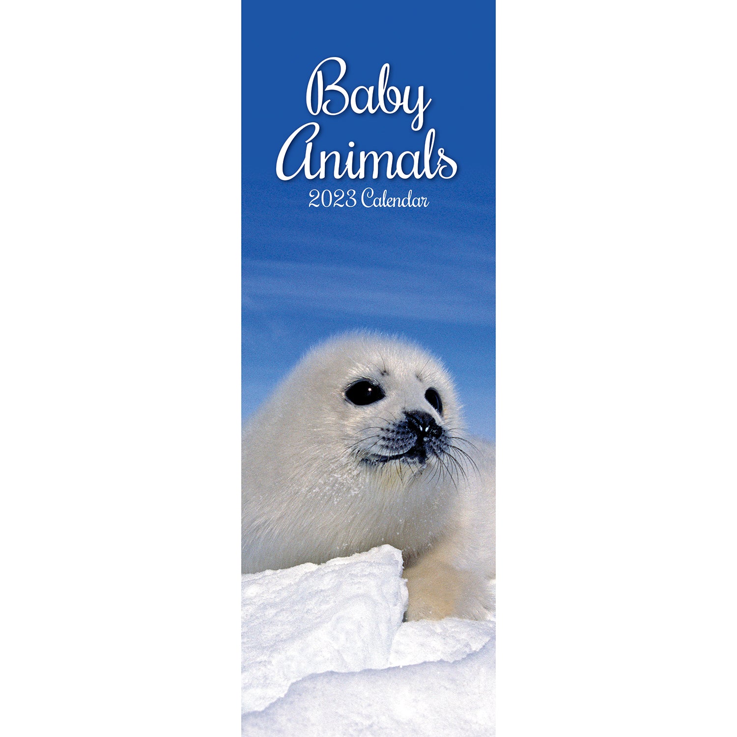 2023 Baby Animals - Slimline Slim Wall Calendar Hanging Planner New Year Gift - Zmart Australia