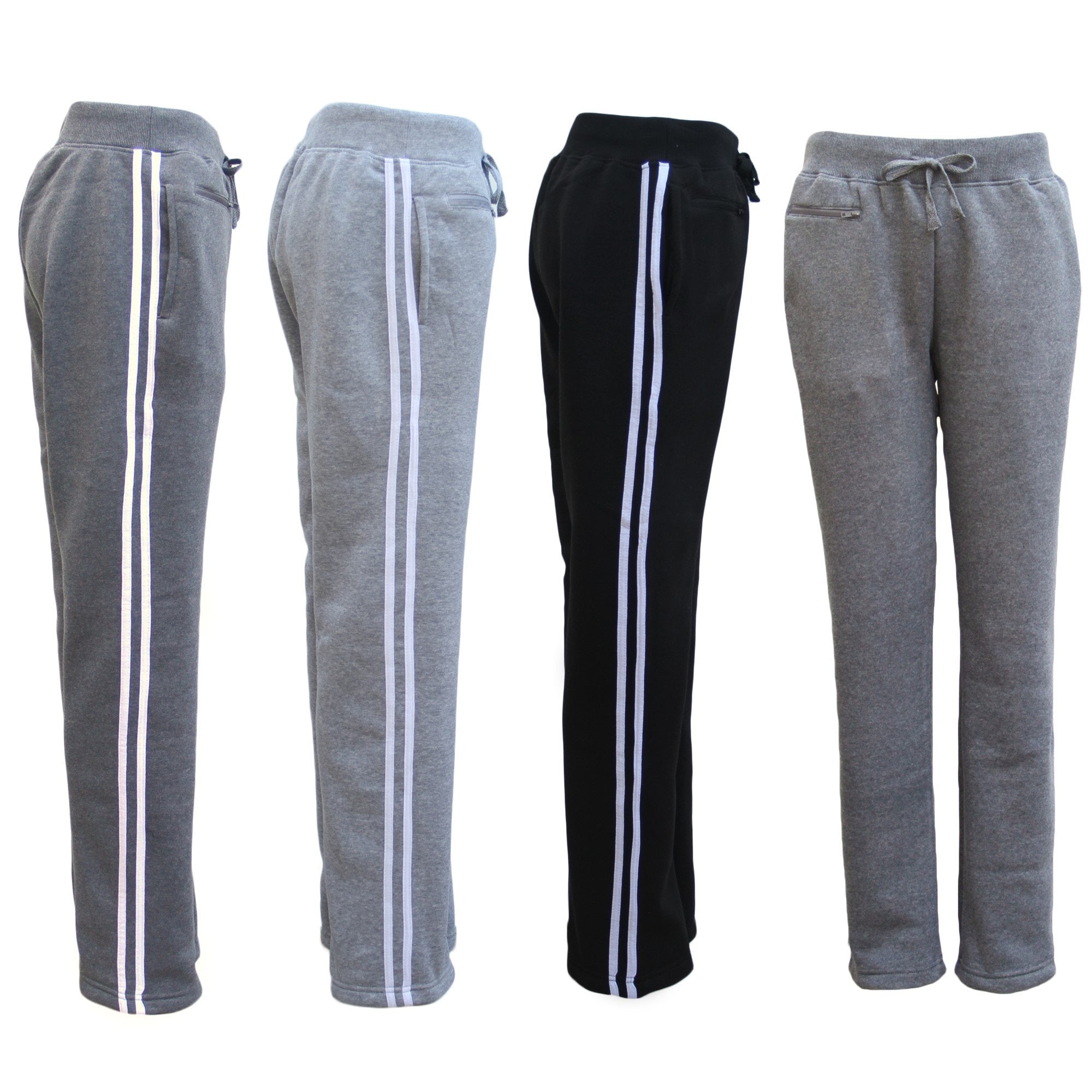 Ladies Womens Thick Fleece Lined Track Pants Casual Work Sport Gym Casual Winter - Zmart Australia