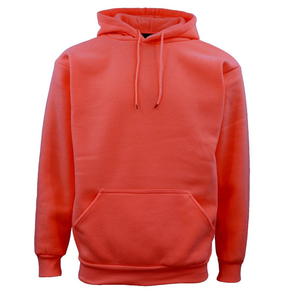 Adult Men's Unisex Basic Plain Hoodie Jumper Pullover Sweater Sweatshirt  XS-5XL