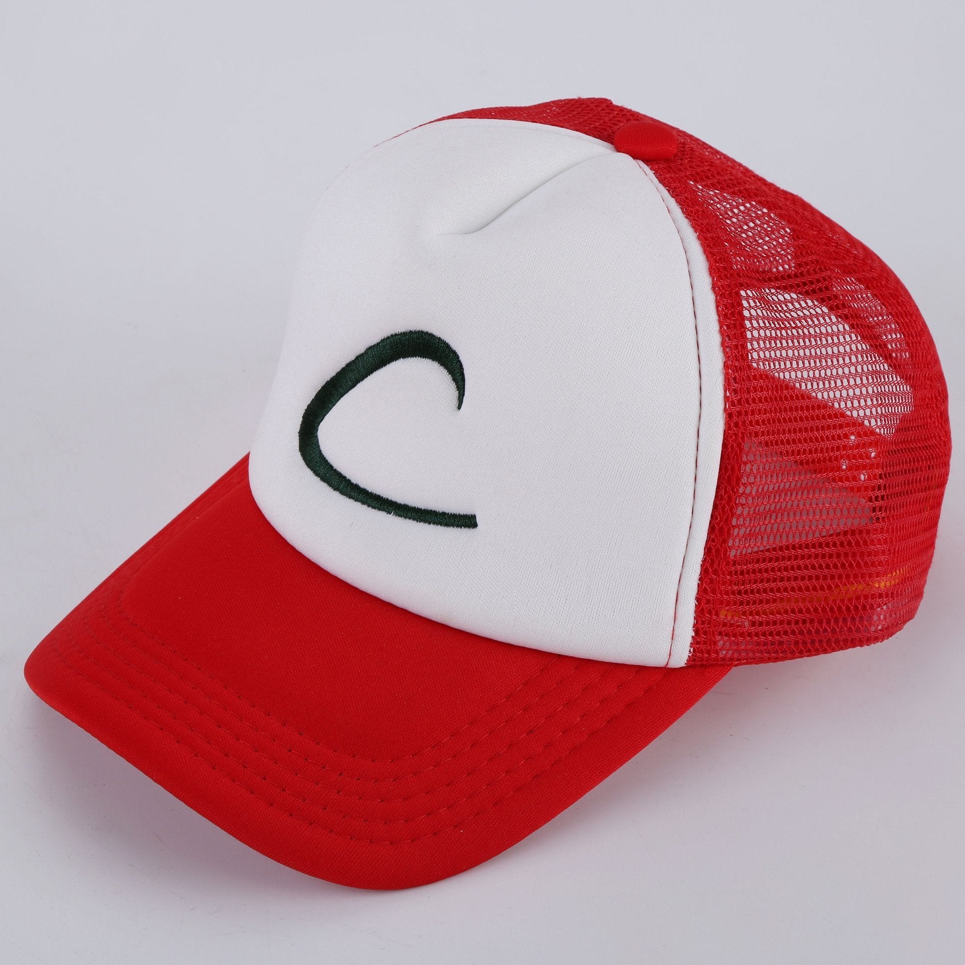 Ash Ketchum Breathable Mesh Cap Trainer Trucker Hat Pokemon GO Cosplay Costume - Zmart Australia