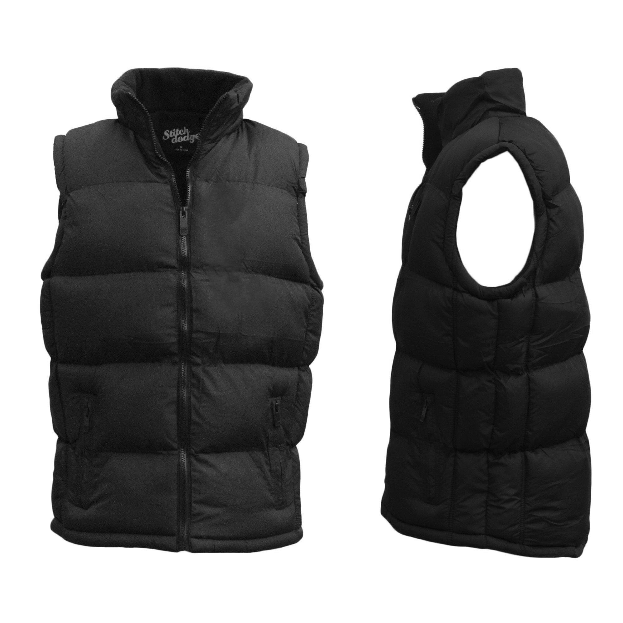 Boys Thick Puffer Sleeveless Down Jacket Kids Puffy Padded Vest Quilted Coat - Zmart Australia