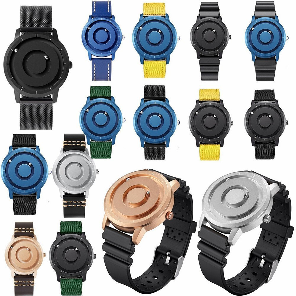 Innovative Magnetic Metal Wrist Watch Fashion Sports Quartz Waterproof Watches - Zmart Australia