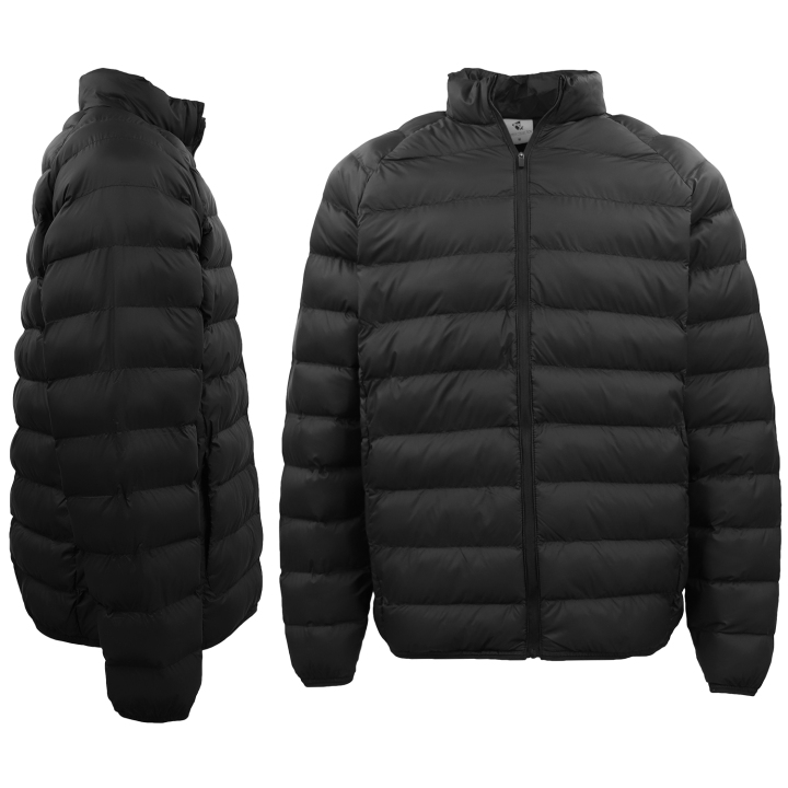Men's Lightweight Puffer Jacket Winter Puffy Quilted Padded Windproof ...