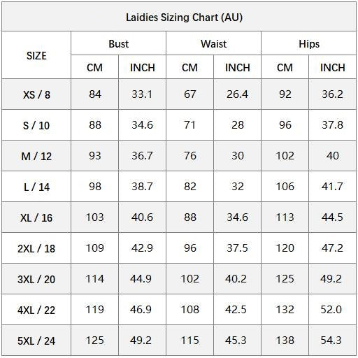 2022 Women Size Chart Zmart