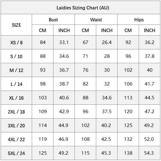 2022 Women Size Chart Zmart