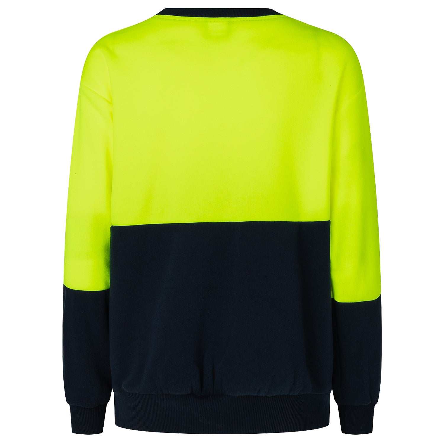 Hi Vis Reflective Pullover Jumper Fleece Sweatshirt Crew Neck Safety ...