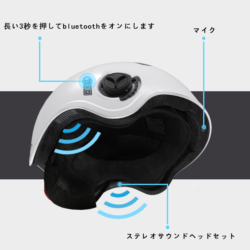 Bluetoothヘルメット