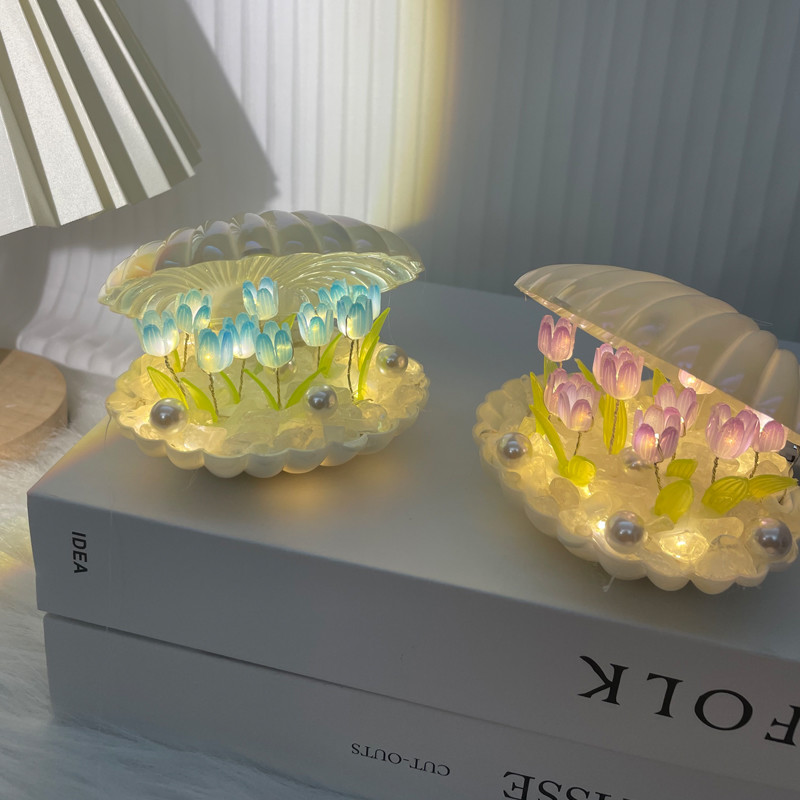 Yitoto™ 貝殻チューリップナイトライト