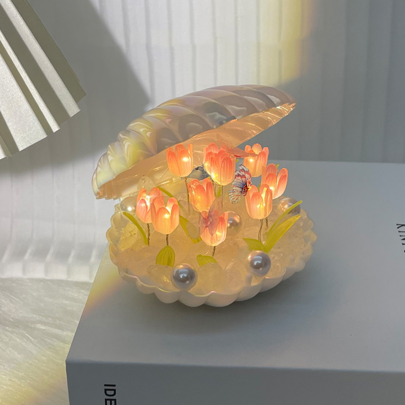 Yitoto™ 貝殻チューリップナイトライト