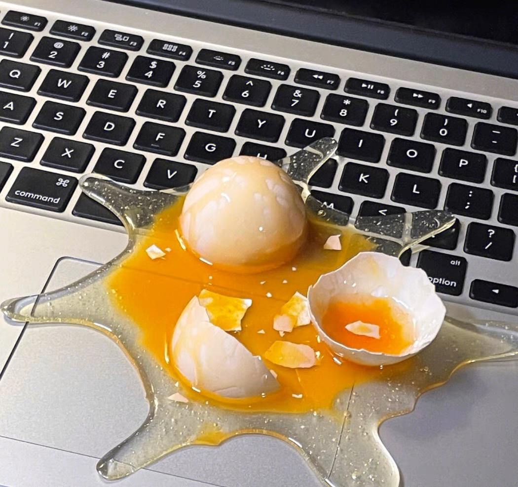 Yitoto™ 打ちこぼした味噌汁-携帯電話スタンド