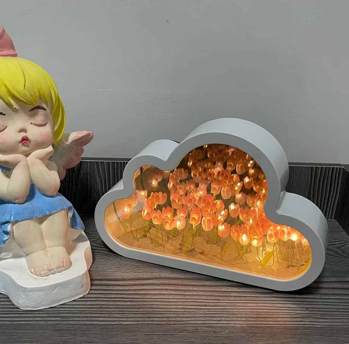 Yitoto™ チューリップの花海の夜灯り