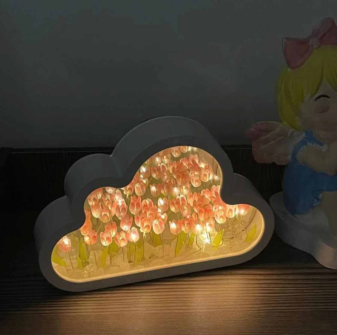 Yitoto™ チューリップの花海の夜灯り