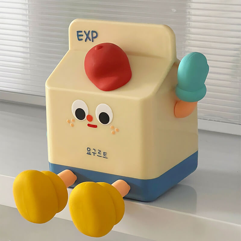 牛乳パックのナイトライト