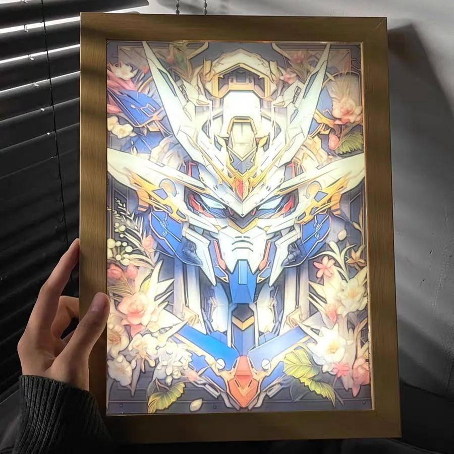 夕暮れの光と影の絵【ガンダム】