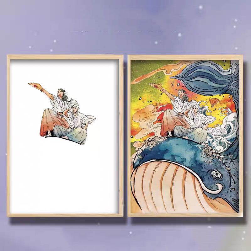 夕暮れの光と影の絵【呪術廻戦】