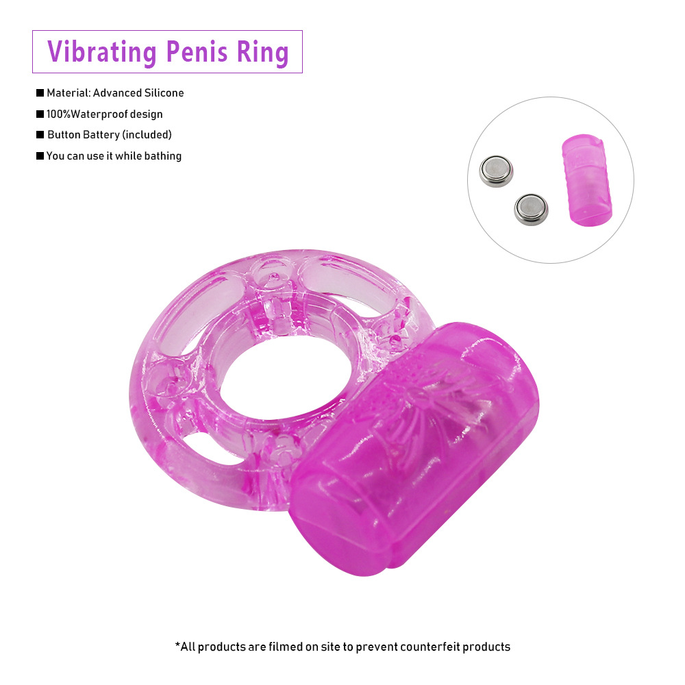 Penis Ring Vibrator Delayed Premature Ejaculation Sex Toys-Uxolclub - Best Adult Sex Toys Online Retailers