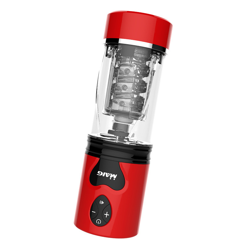 WaveRiderX Intelligent Multi-frequency Telescopic Rotation Sucking & Moaning Automatic Male Masturbator with Suction Base-Uxolclub - Best Adult Sex Toys Online Retailers