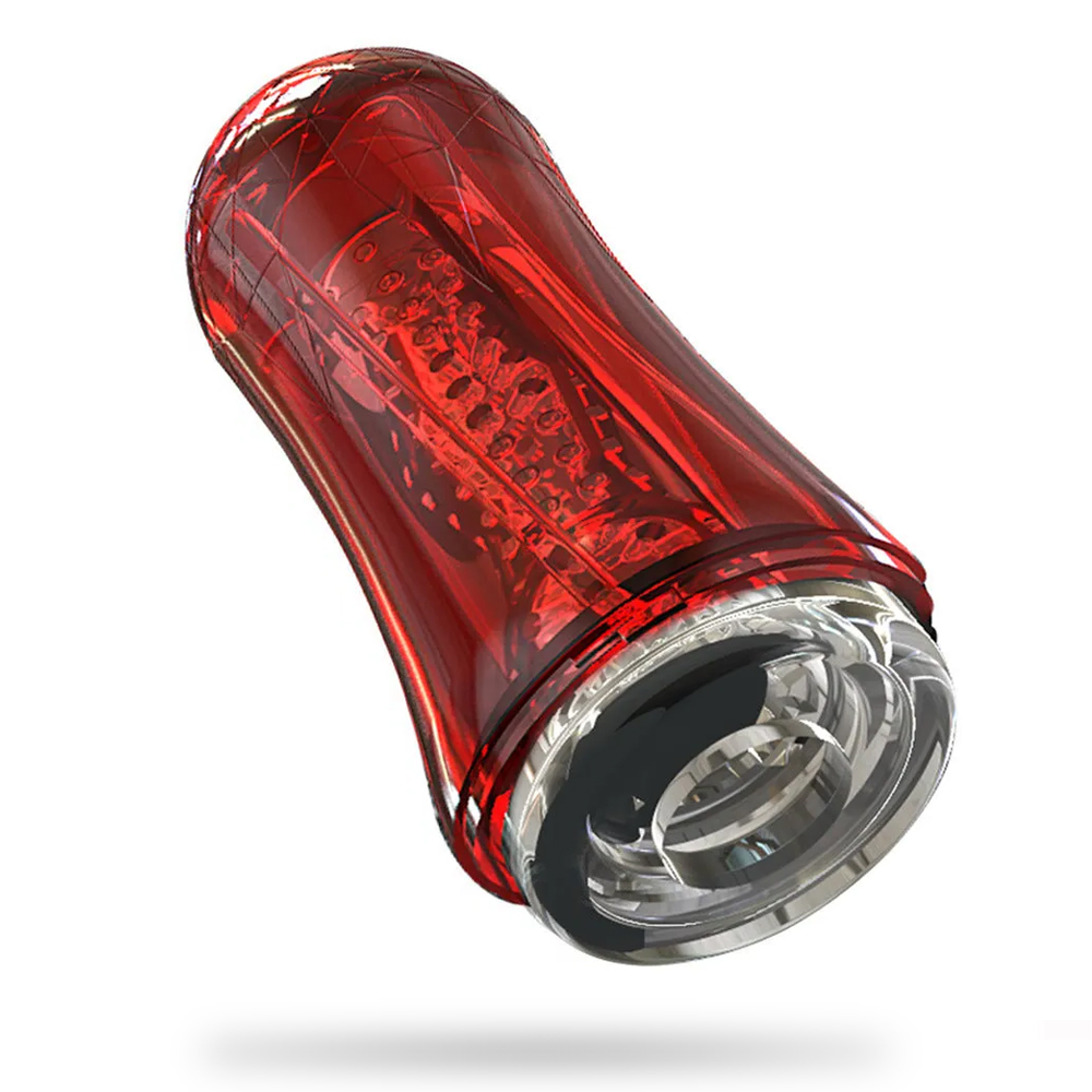 Silicone Masturbation Cup Suction Transparent Blowjob Toy