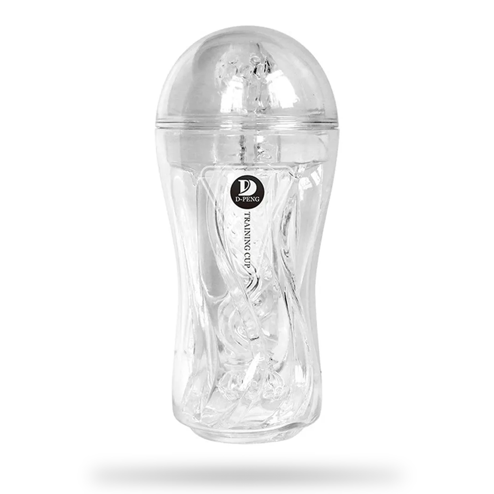 Jelly Inverted Model Transparent Masturbation Cup with Transparent See Through Vagina Handheld Pocket Vagina Pussy Toy-Uxolclub - Best Adult Sex Toys Online Retailers