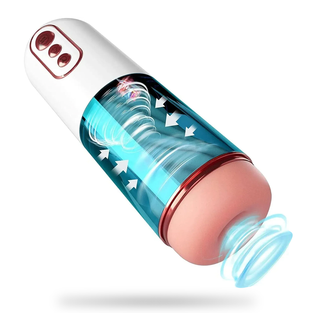 Electric Masturbator Sucking Vibrating Voice Masturbator