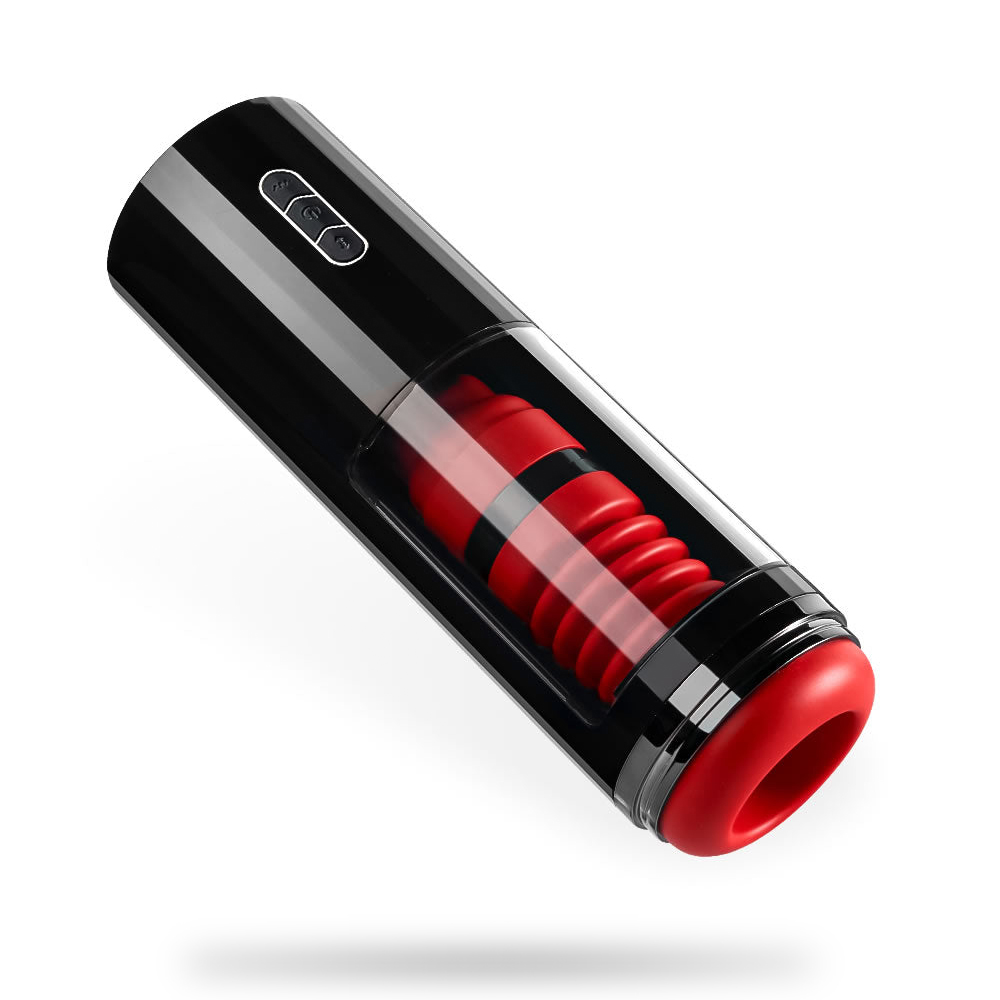 Fully Automatic Sucking Clip Vibrating Telescopic Masturbation Cup