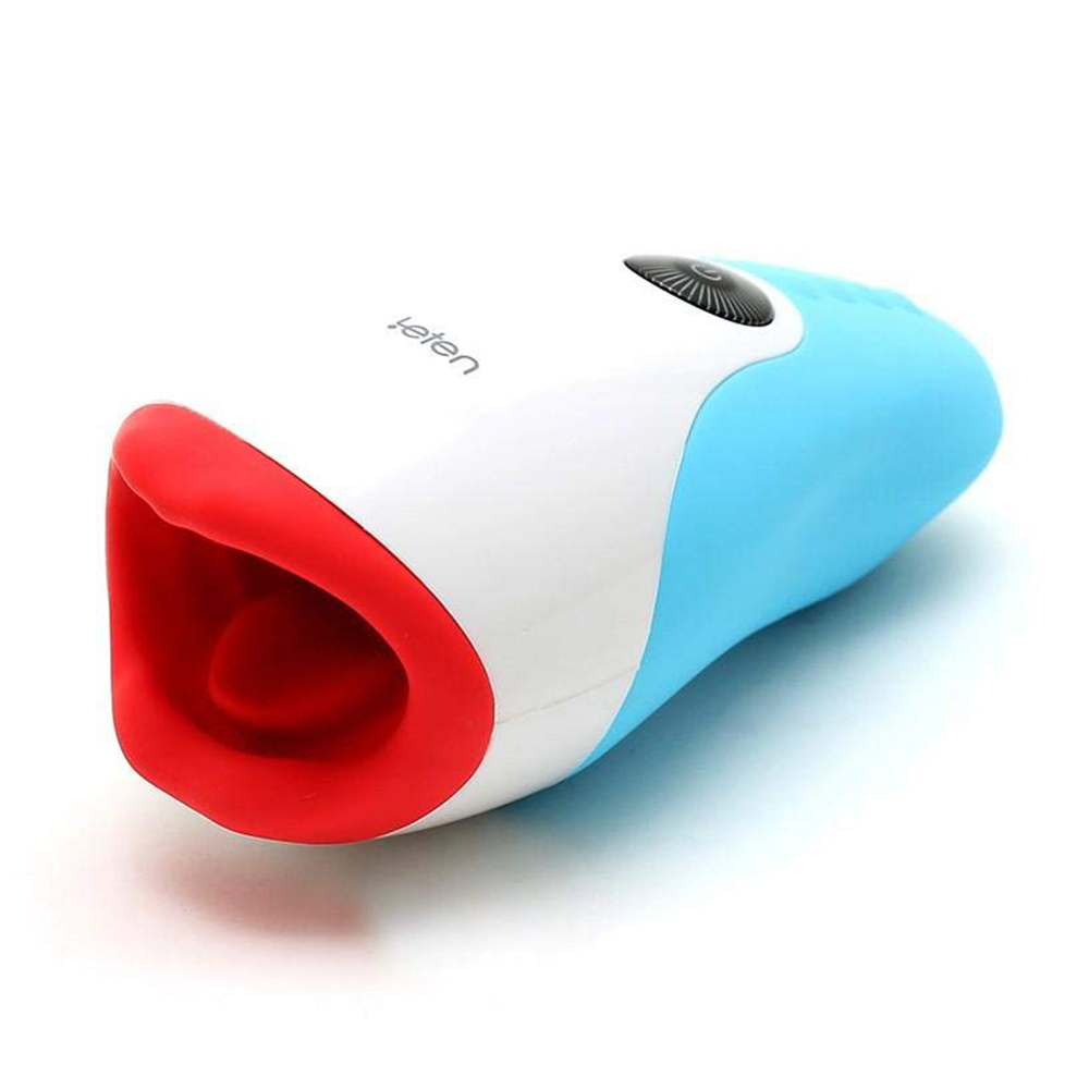 Leten 10 Vibrating Male Masturbator Smart Warmer Tongue Licking Blowjob Toy