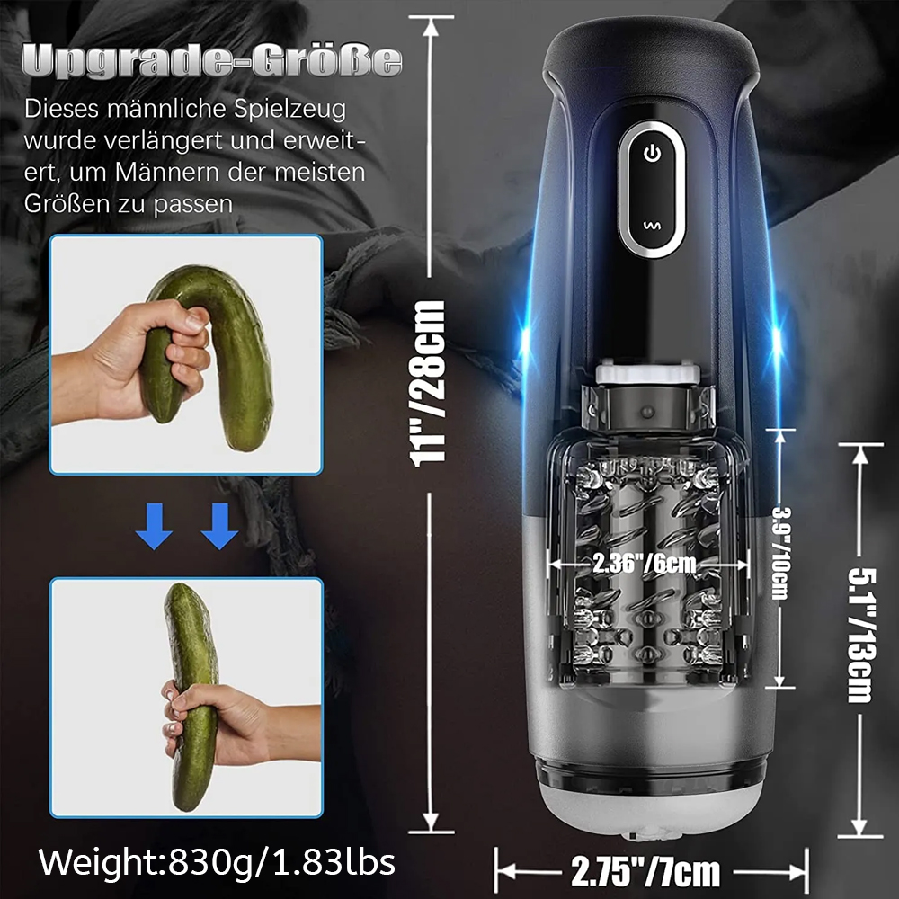 Werewolf 2-in-1 Fully Automatic Rotating Masturbation Cup