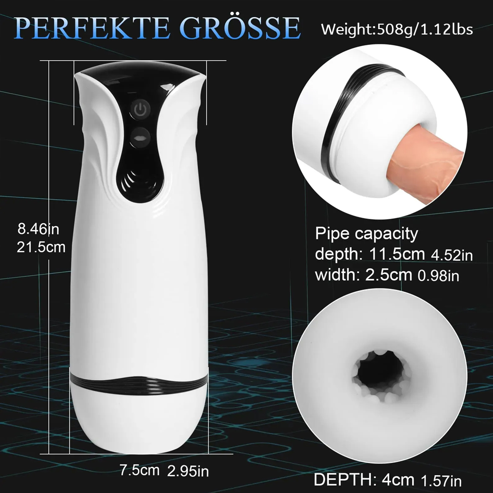 Fully Automatic Clip-Sucking Vibrating Vocal Masturbator