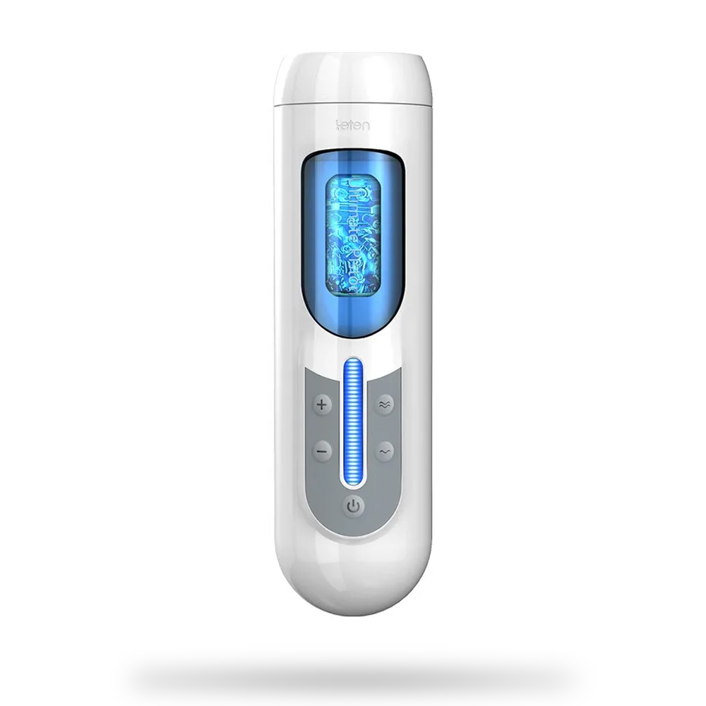Leten Powerful Vibration Hands Free Male Masturbator Realistic Vagina & Intelligent Voice Control