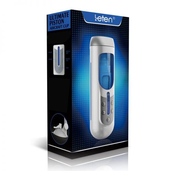 Leten Powerful Vibration Hands Free Male Masturbator Realistic Vagina & Intelligent Voice Control