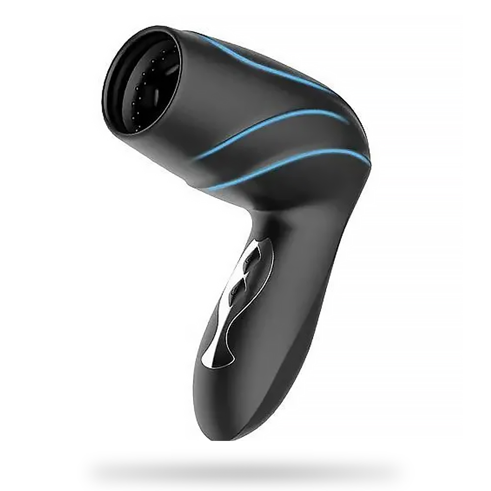 Hair Dryer Strong Suck 10 Vibration Mode Masturbation Cup