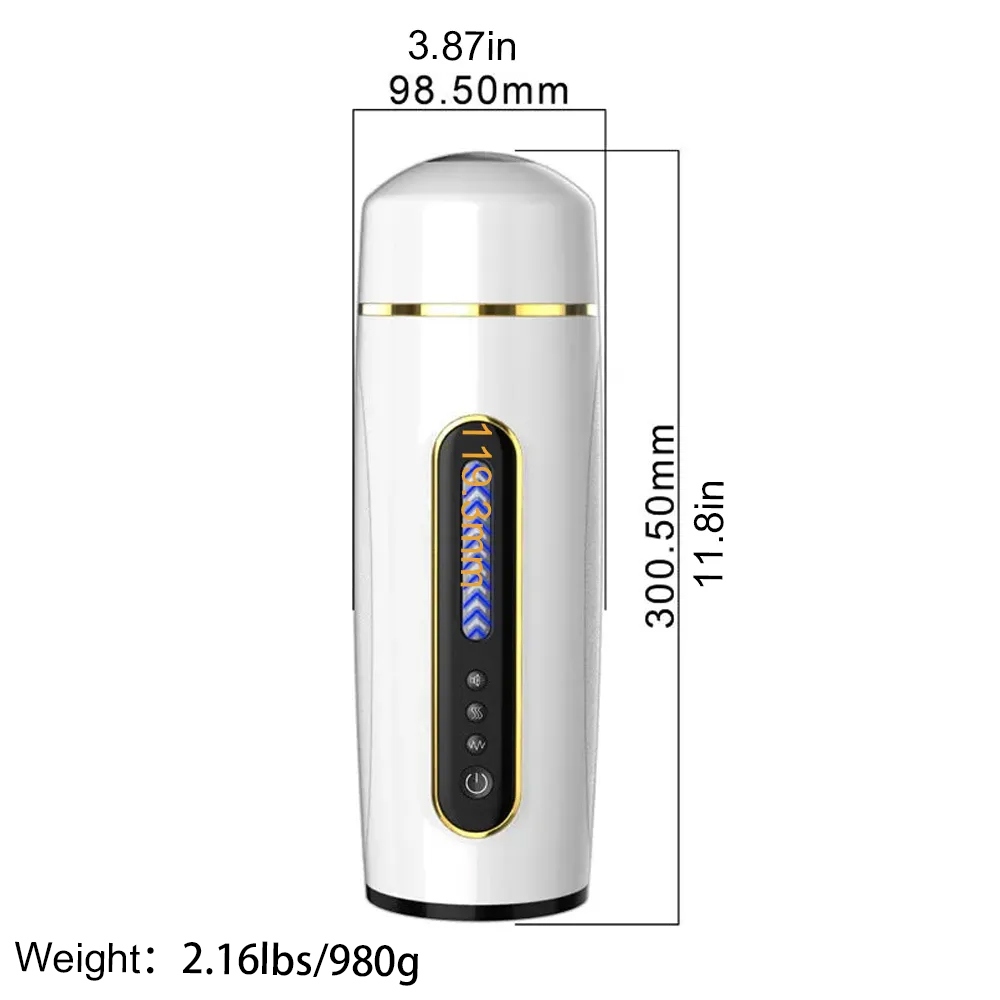 Automatic Masturbator 12 Frequency Strong Earthquake Deep Throat Sucking