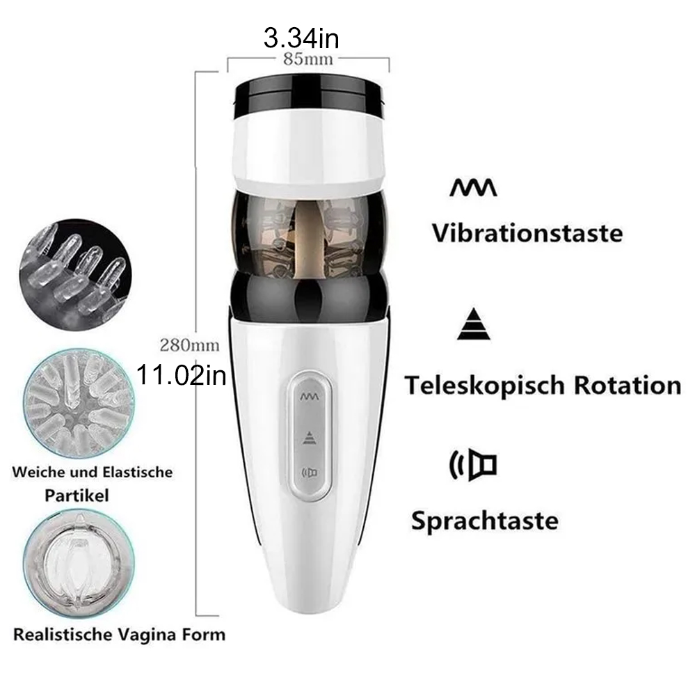 Interactive Pronunciation Male Masturbation Fully Automatic Aircraft Cup