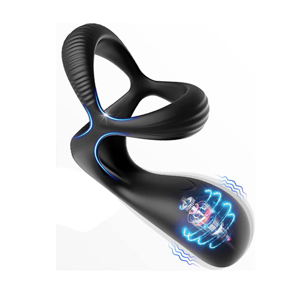 10 Vibrations, 3 in 1 Vibrating Penis Rings