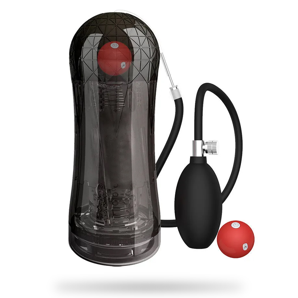Multi-Channel Airbag 10 Frequency Vibration Masturbation Cup